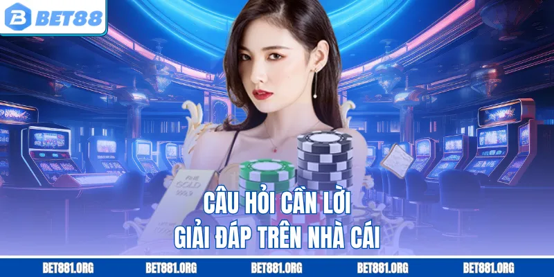 Câu hỏi cần lời giải đáp trên nhà cái