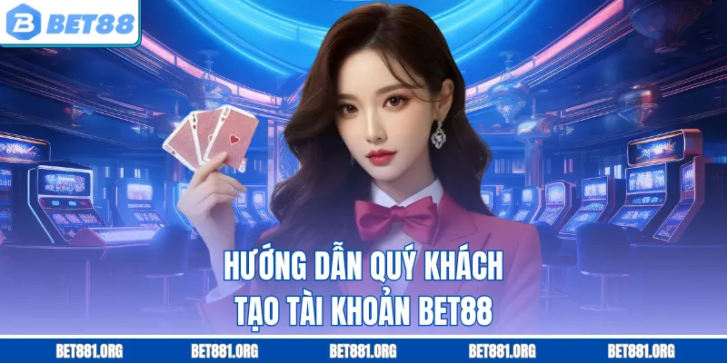 Hướng dẫn quý khách tạo tài khoản Bet88